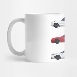 Minimalist Skyline GT-R Generation Mug